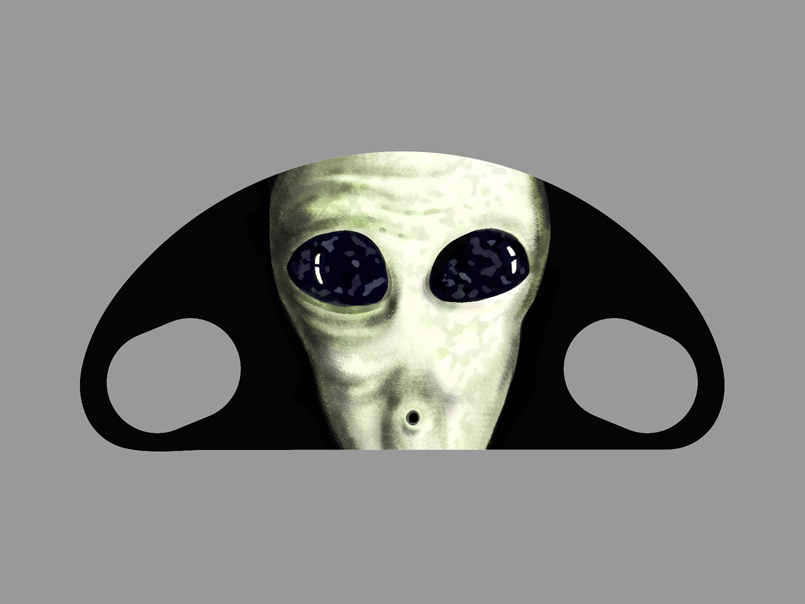 SD 2 / Alien / Drawing by Ivo Kren