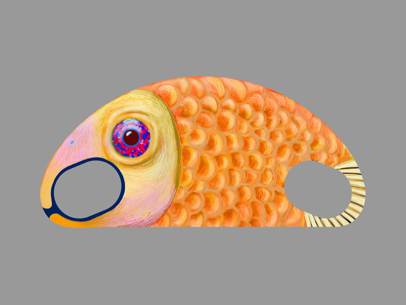 SD 9 / Coral Fish / Drawing by Ivo Kren