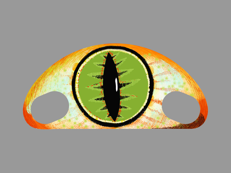 SD 13 / Dragon Eye / Drawing by Ivo Kren