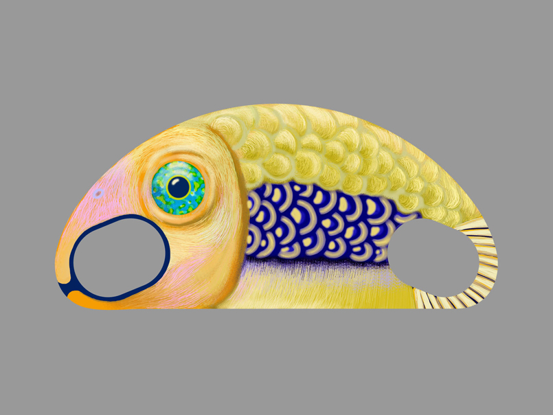 SD 18 /Golden Fish / Drawing by Ivo Kren