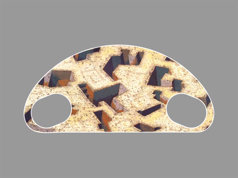 SD 22 / Labyrinth 2 / Drawing by Ivo Kren