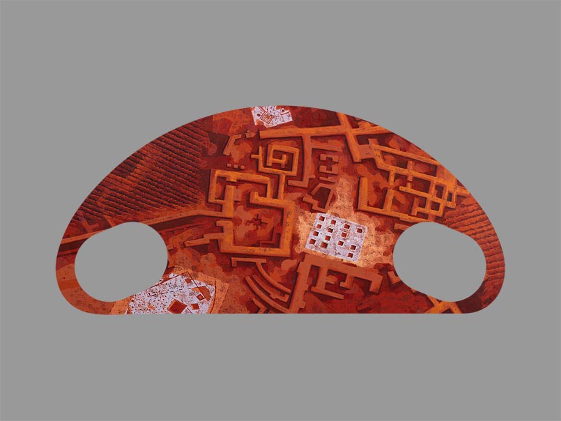 SD 23 / Labyrinth 3 / Drawing by Ivo Kren