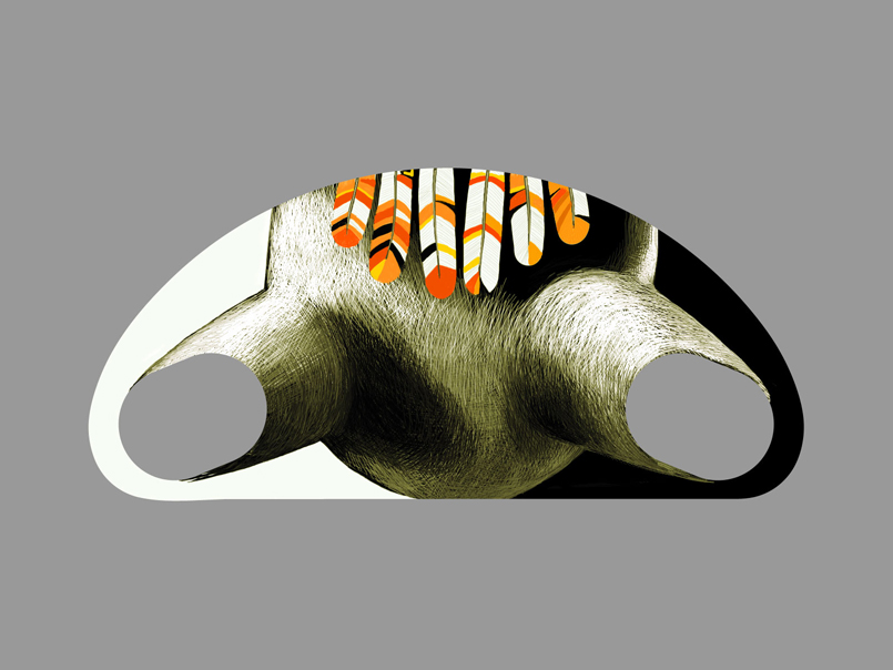 SD 40 / Sitting Bull / Drawing by Ivo Kren