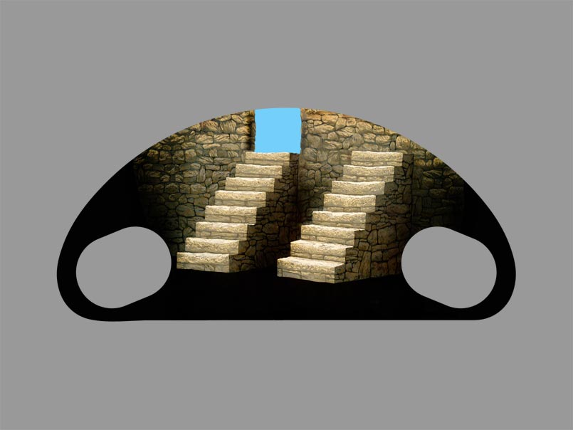 SD 42 / Stairs To Heaven / Drawing by Ivo Kren