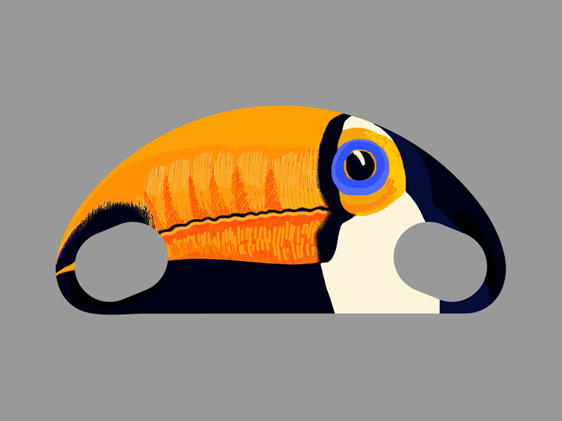 SD 47 / Toucan / Drawing by Ivo Kren
