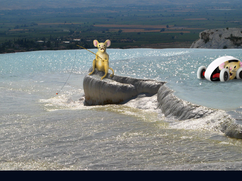 A wonderful spot indeed, yet fish will not bite!